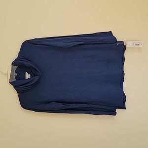 NWT Liz Claiborne Women's S Blue Long Sleeve Turtleneck Top